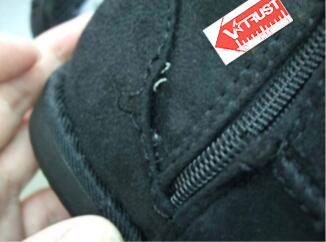 Open Seam on Shoes
